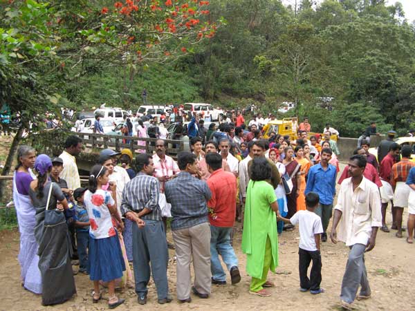 Visitors at Rajamala